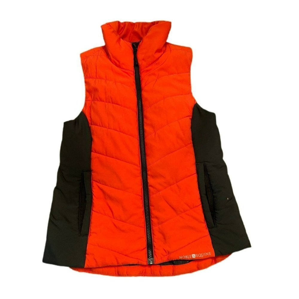 Noble Equine vest Orange and Black XS Women’s Soft